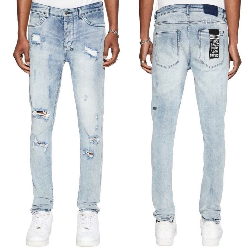 Ksubi Van Winkle Trashed Dreams Distressed Mid Rise Skinny Jeans Men’s Size 32